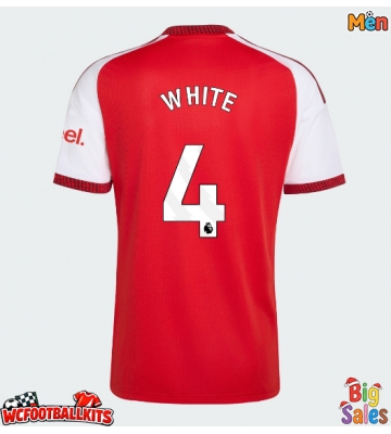 Arsenal Ben White #4 Replica Home Stadium Shirt 2026-27 Short Sleeve